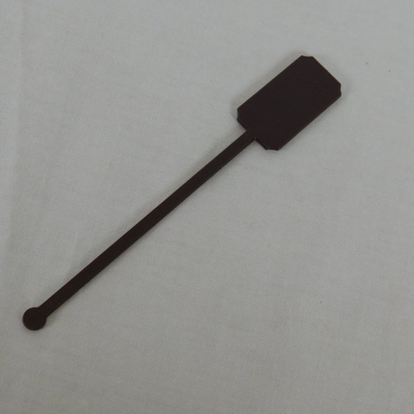5 Hyatt Regency Chicago Swizzle Stick Drink Stirrer Spir-It USA Brown Plastic - Picture 4 of 12